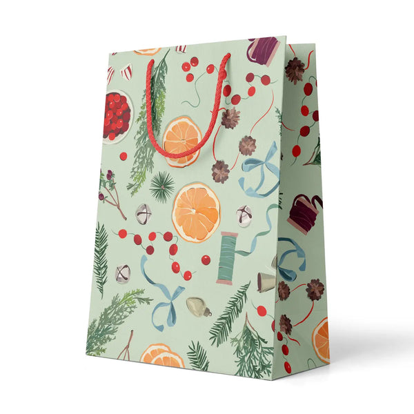 Holiday Trimmings Gift Bag