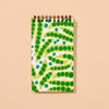 Pea Pod Letterpress Spiral Pocket Size Notebook