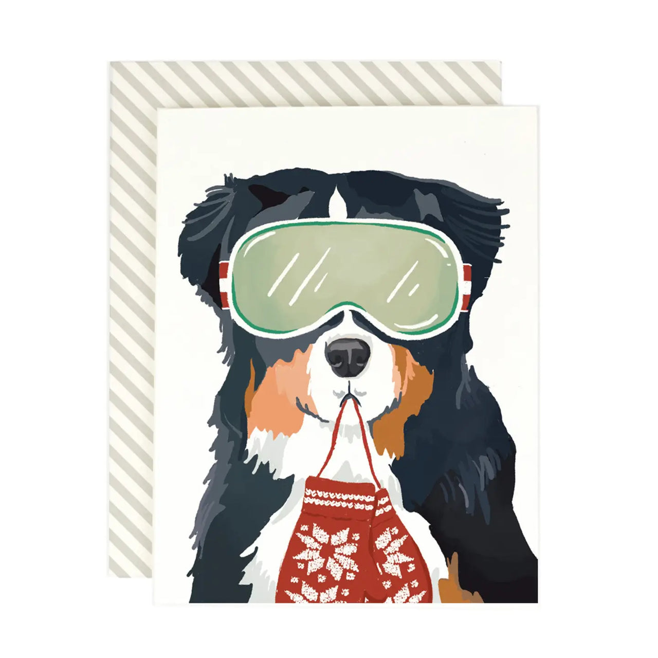 Bernese Ski Dog Holiday -  Single or Boxed