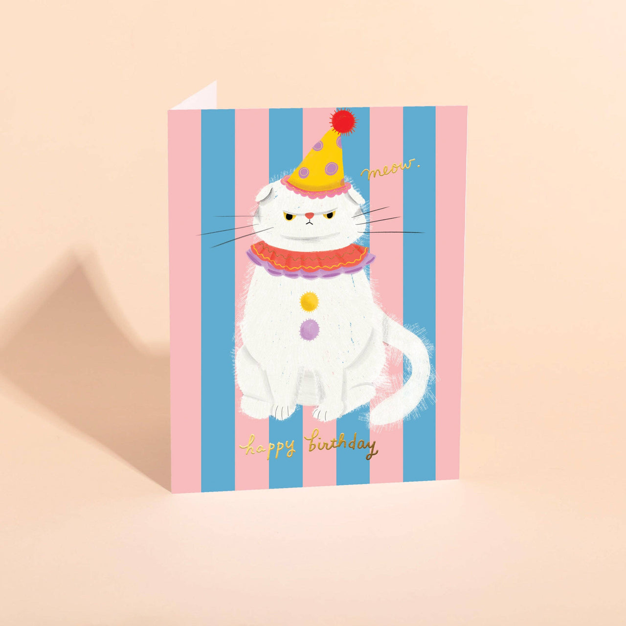 Clowny Cat Birthday