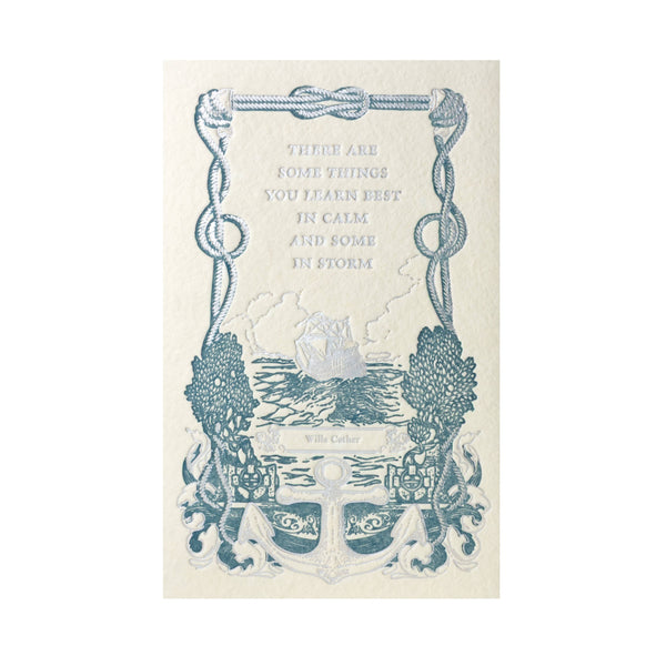 Willa Cather Quote Foil