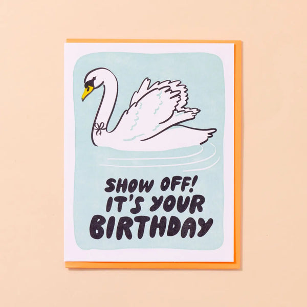 Show Off Swan Birthday