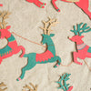 Bright Reindeer Sewn Garland