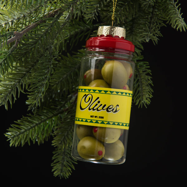 Olive Jar Cocktail Garnish Ornament