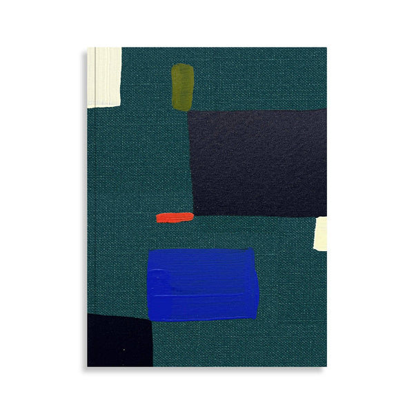 Green Square Softcover Medium A5 Notebook