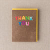 Rainbow Letters Thank You