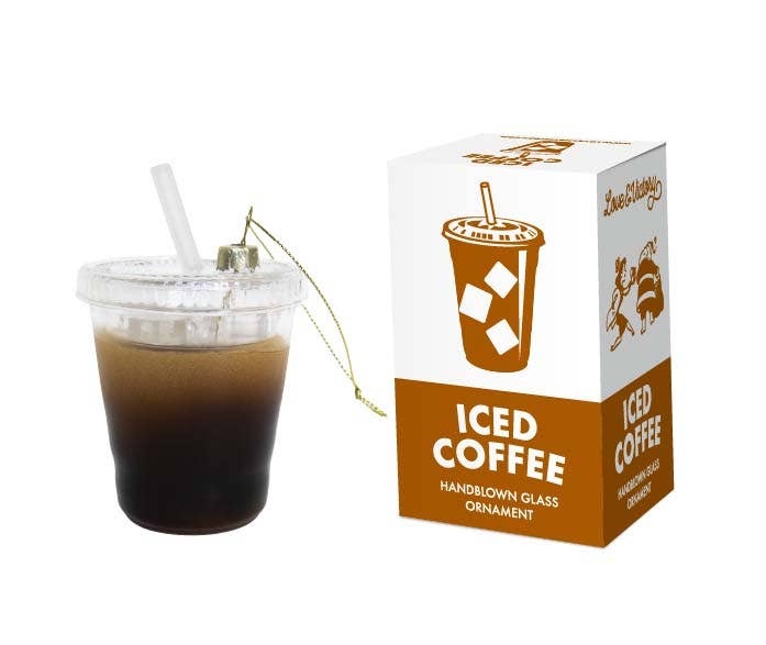 Iced Coffee Holiday Ornament Christmas Decor