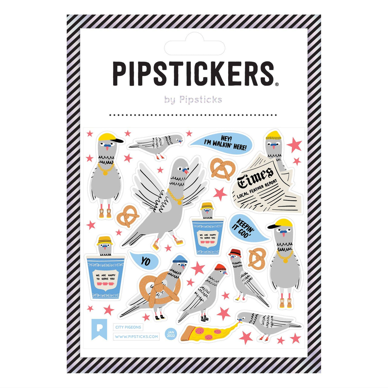 City Pigeons Stickers
