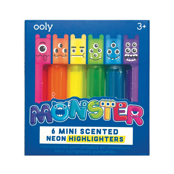 Mini Scented Neon Monster Highlighters