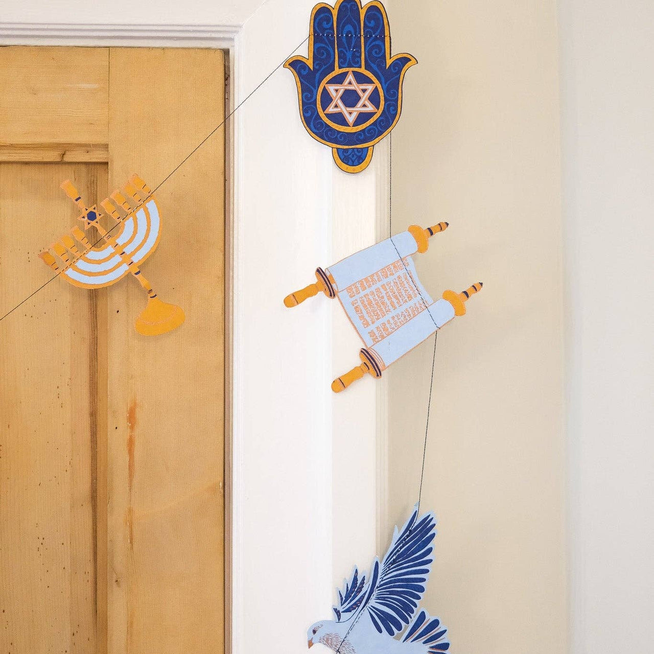 Hanukkah Sewn Garland