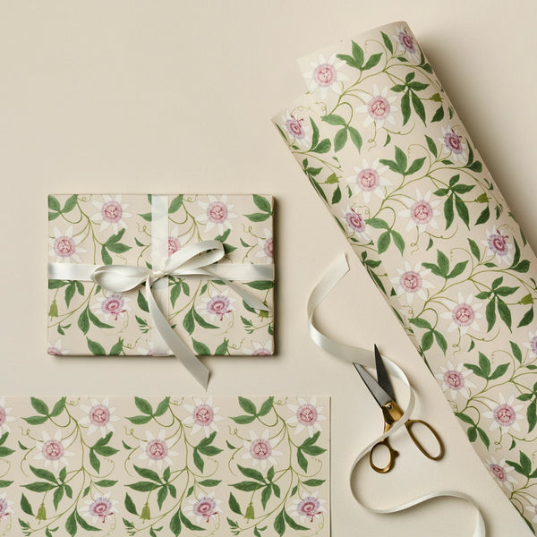 Passionflower Gift Wrap Sheet