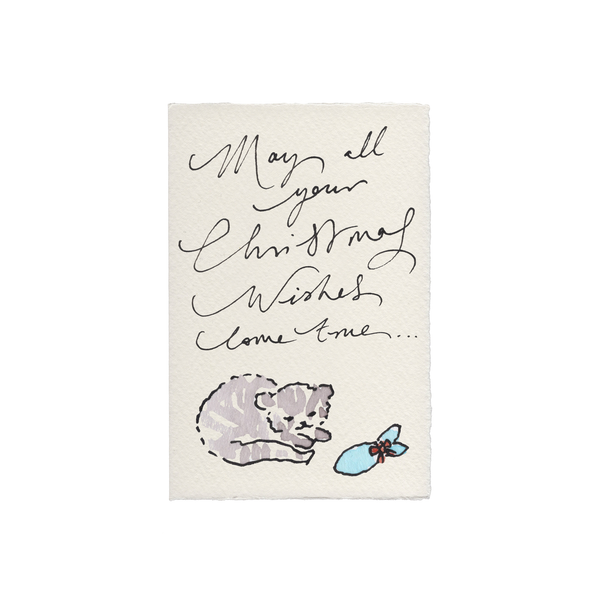 Christmas Wishes Cat