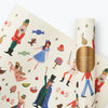 Roll of 3 Nutcracker Wrapping Sheets