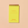 Red/Pink Stripe Letterpress Pocket Size Notebook