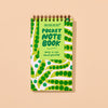 Pea Pod Letterpress Spiral Pocket Size Notebook