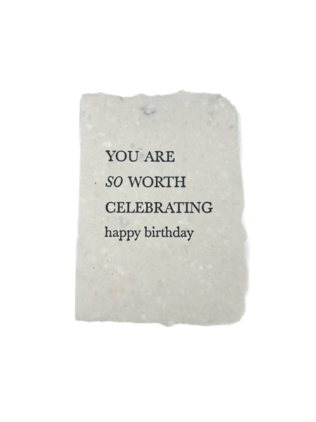 So Worth Celebrating