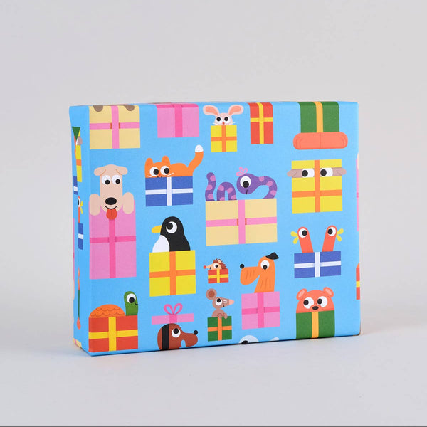 Birthday Animals Gift Wrap