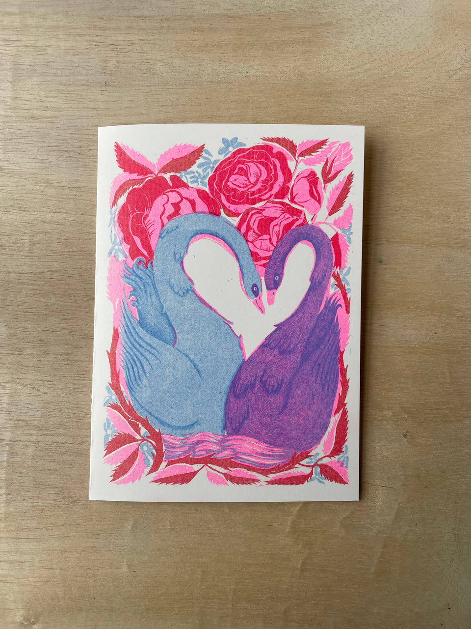 Swooning Swans Card