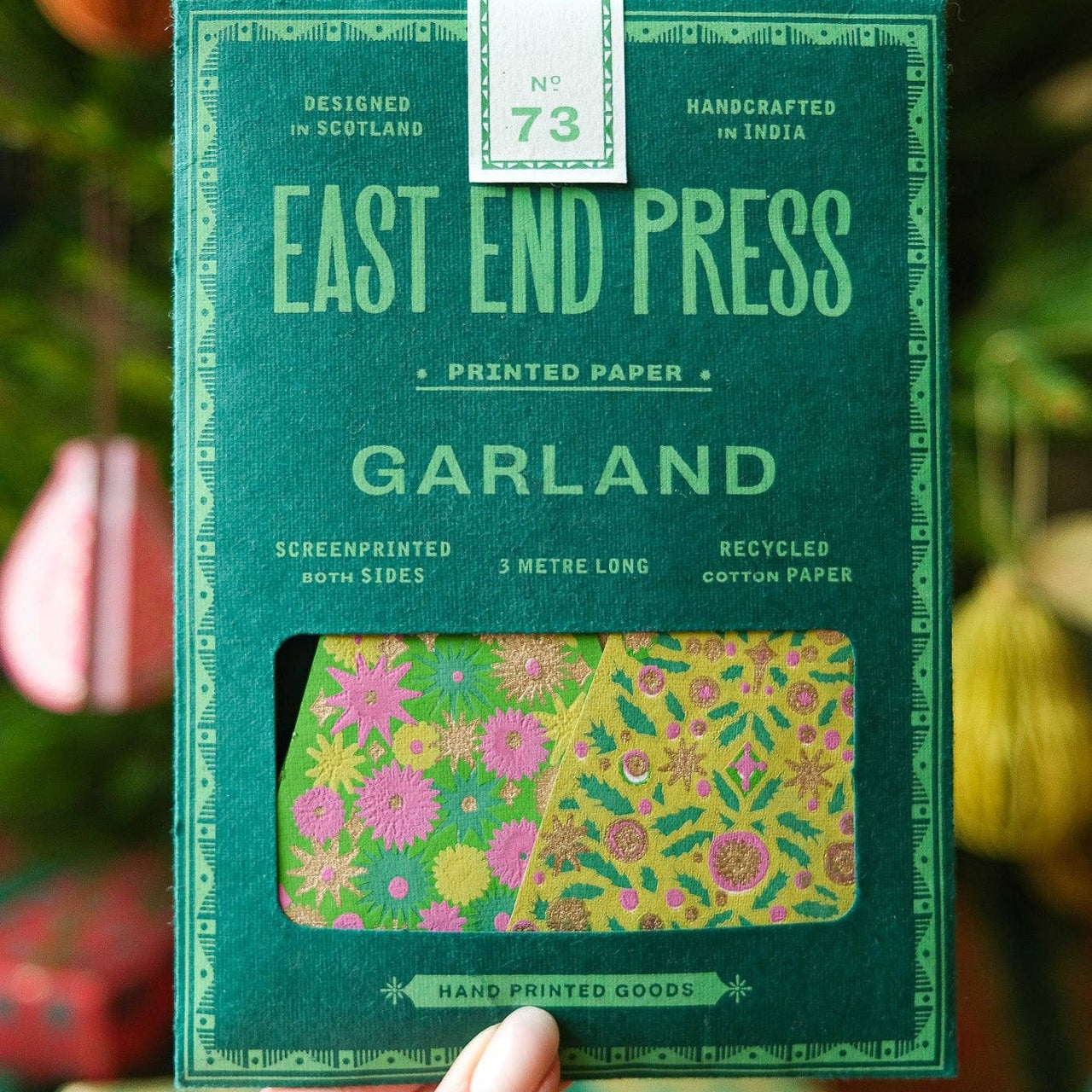 Midcentury Trees Sewn Garland