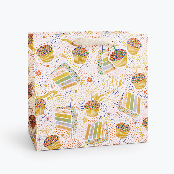 Large Birthday Cake Gift Bag