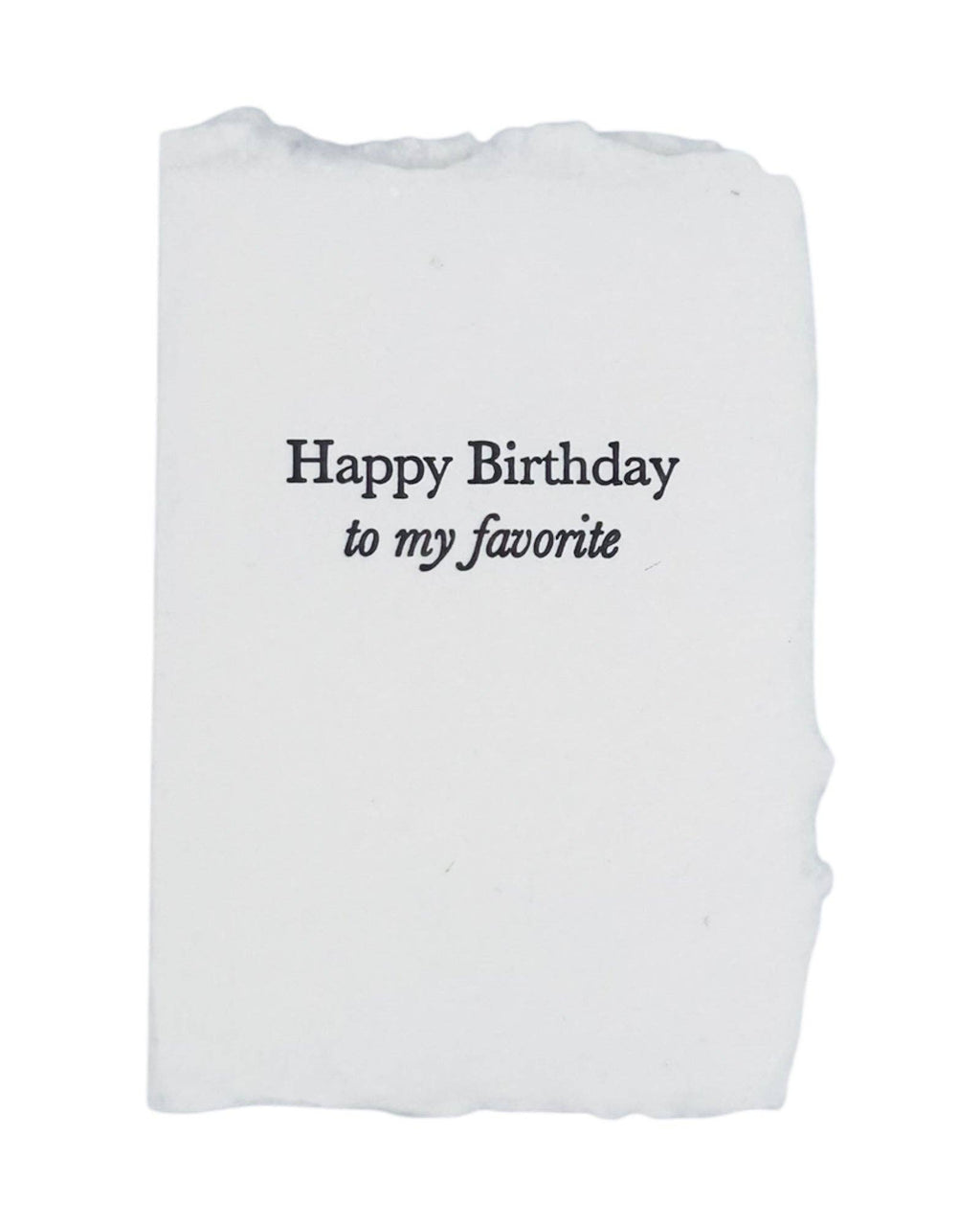Happy Birthday Favorite