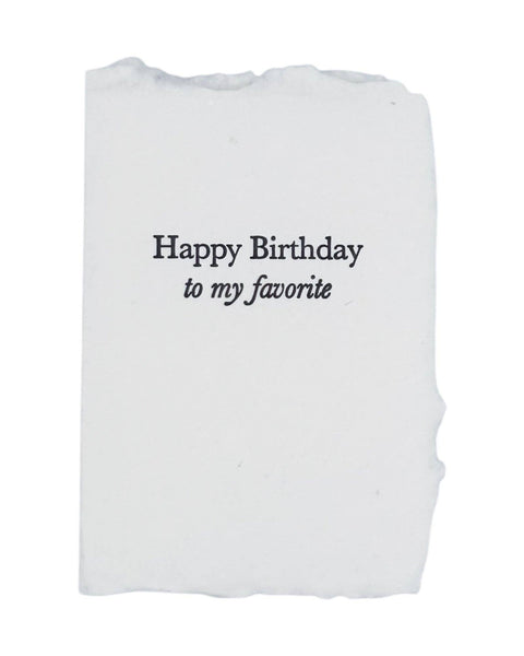 Happy Birthday Favorite