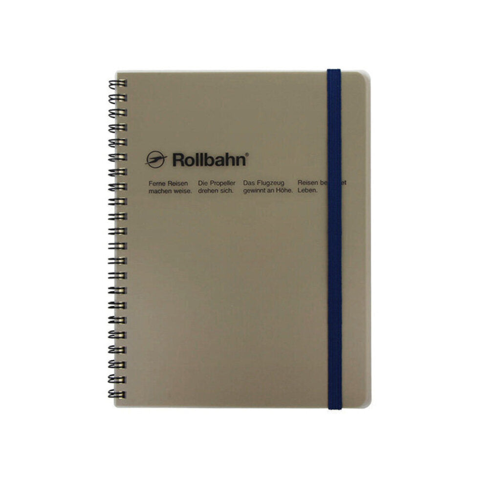 Rollbahn Large Clear-Cover Notebook