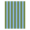 Stripe 6" x 8" Lined Notebook - Multiple Colors