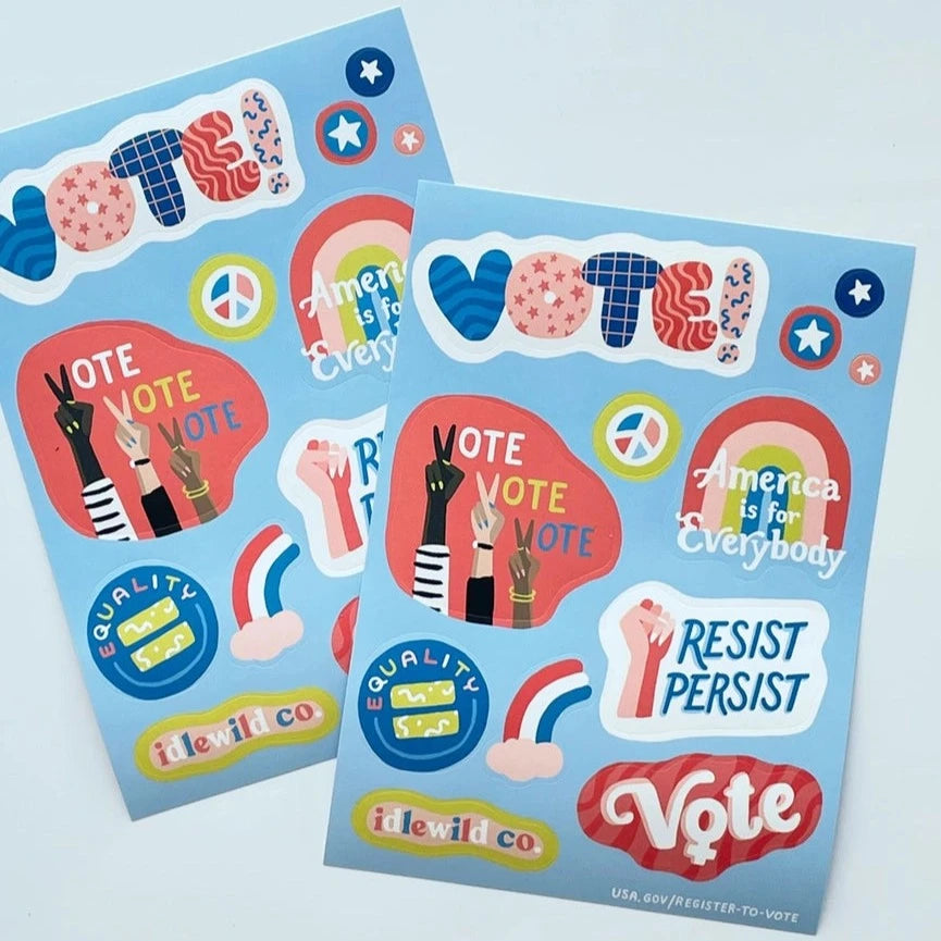 Vote Sticker Sheets