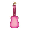 Glittered Glam Guitar Ornament