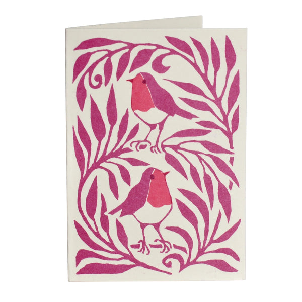 Two Robins Small Card