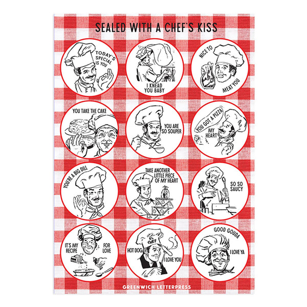 Chef's Kiss Sticker Sheet