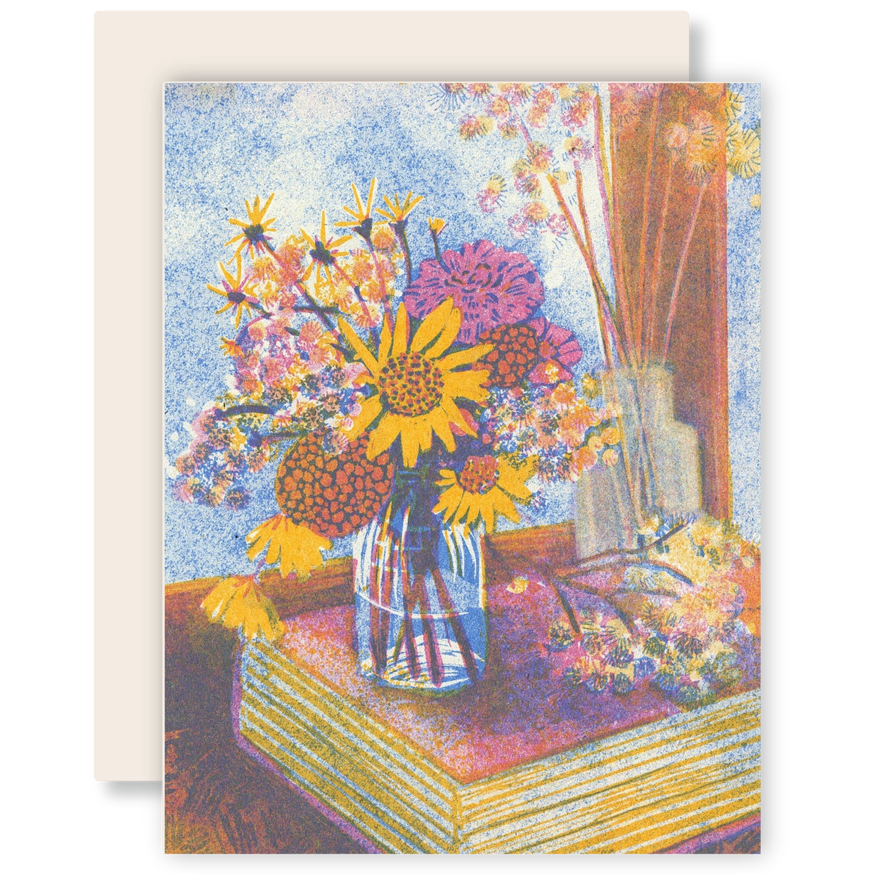 Still Life Books & Flowers #2
