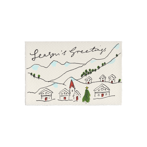 Season's Greetings Mountains