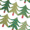 Christmas Trees Concertina Garland