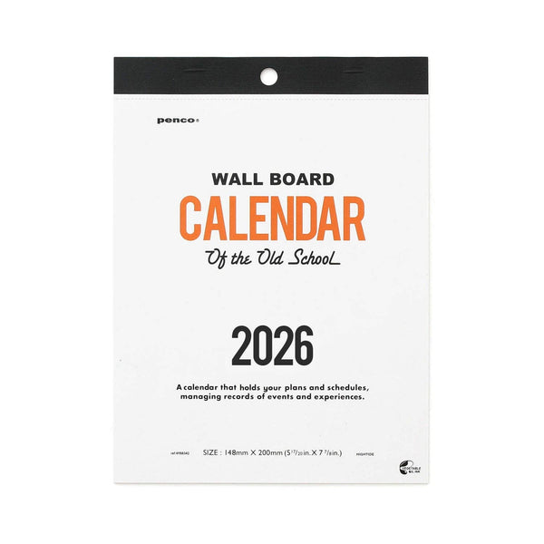 2026 Calendar Old School Penco / A5