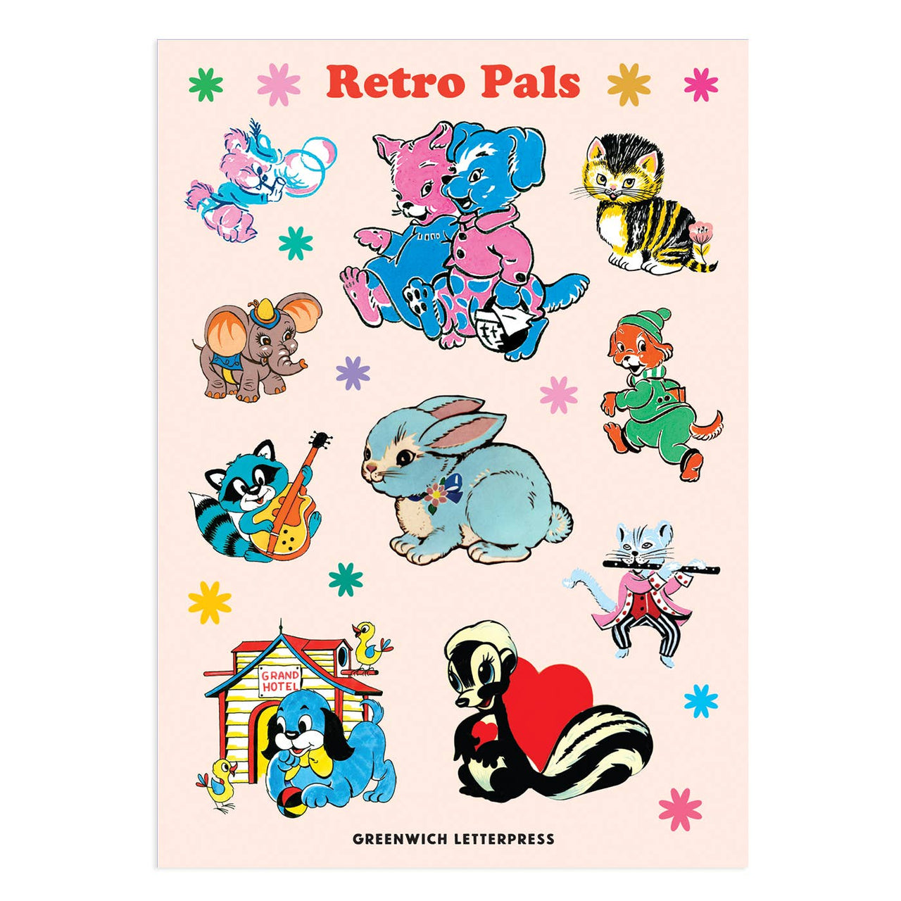 Retro Pals Sticker Sheet