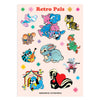 Retro Pals Sticker Sheet