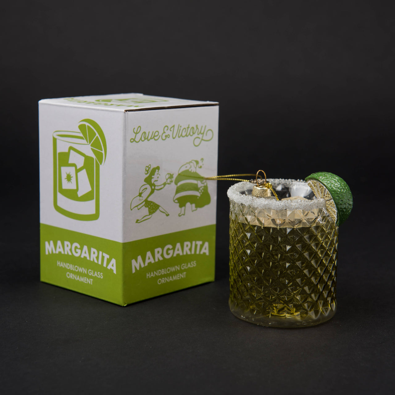 Margarita Cocktail Holiday Ornament