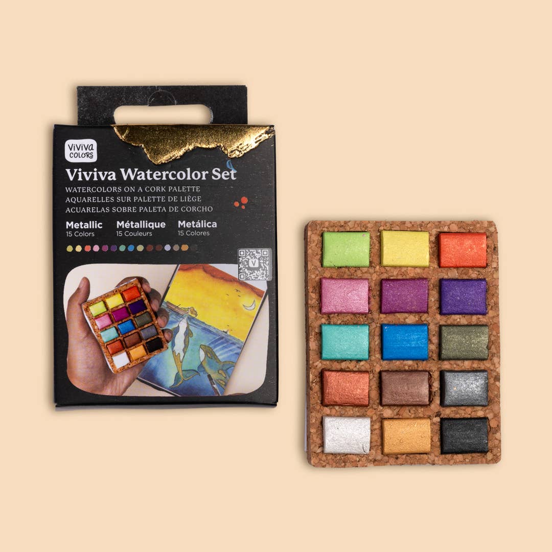 Watercolor Metallic Nano Pallet