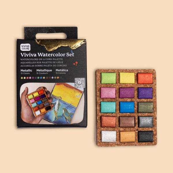 Watercolor Metallic Nano Pallet