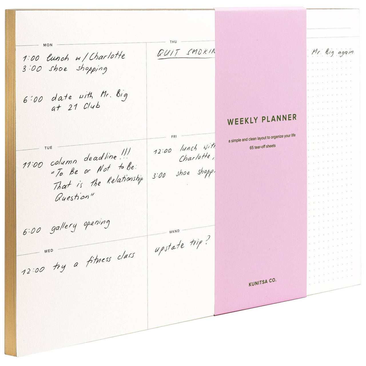 Weekly Planner Pad