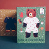 Bear Paper Doll Holiday