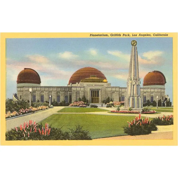 Postcard LA-133 Griffith Park Planetarium