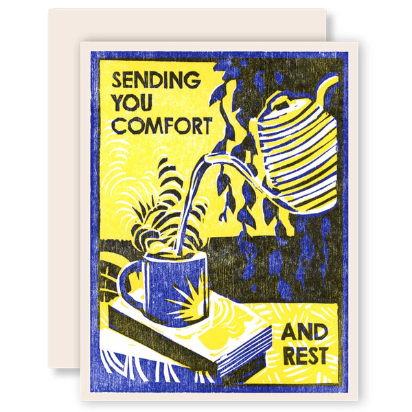 Sending Comfort Tea & Book