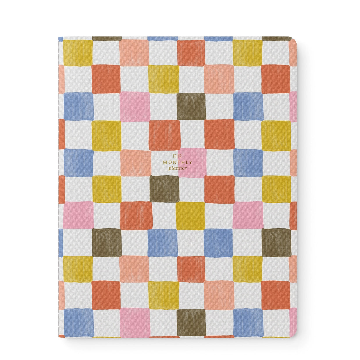Check Stitched Monthly Planner