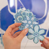 Snowflakes Sewn Garland