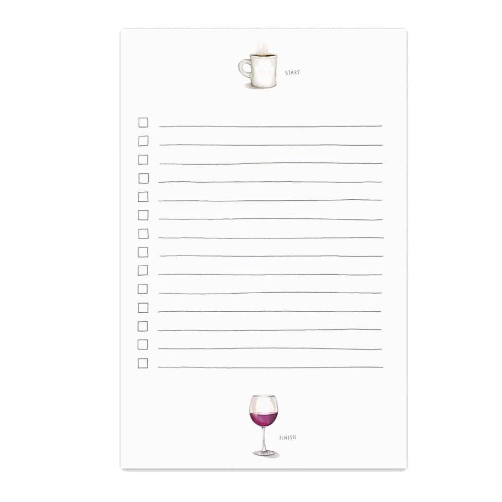 Start & Finish Lined Notepad