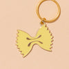 Farfalle Bowtie Pasta Enamel Keychain