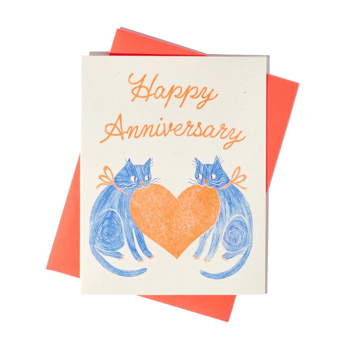 Anniversary Heart Cats